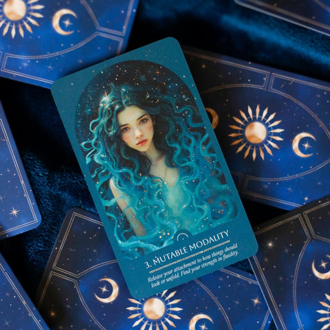 Zodiac Oracle Cards Blue Angel