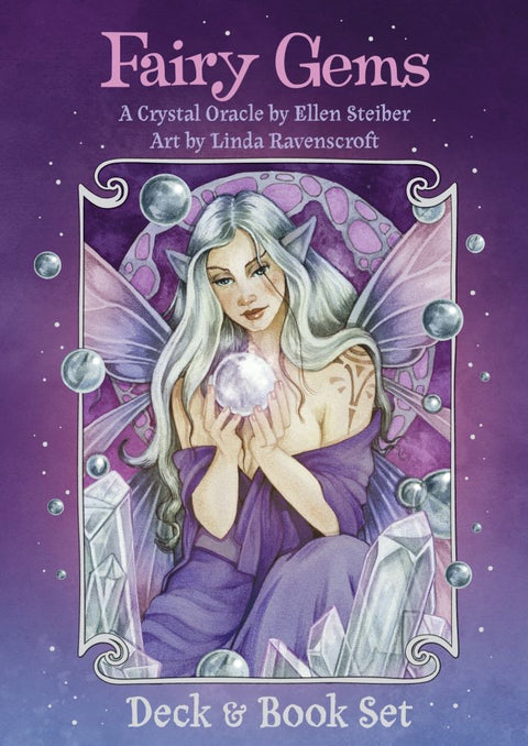 Fairy Gems Crystal Oracle Deck & Guidebook Set by US Games Systems