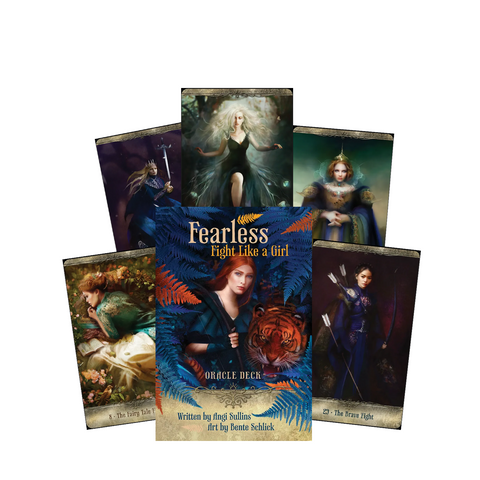 Fearless Fight Like A Girl Oracle Cards Deck Feminine Power US Games Systems