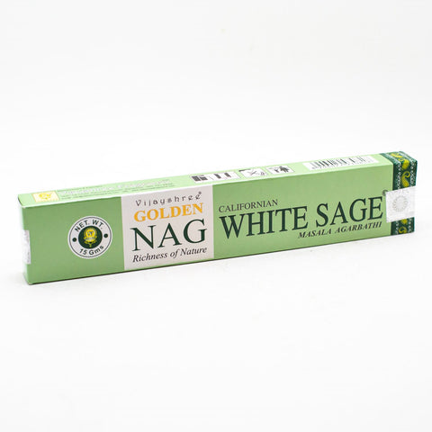 Golden Nag - Californian White Sage Incense Vijayshree
