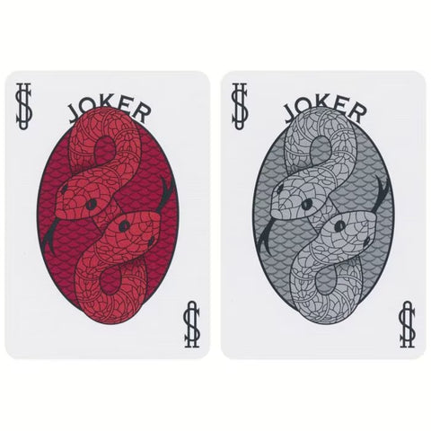 Bicycle Snake Playing Cards Deck Red Gold Poker Magic Sealed USA