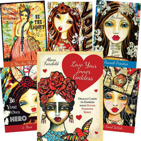 Love Your Inner Goddess Oracle Card Deck by Blue Angel, 44 Cards, New Sealed
