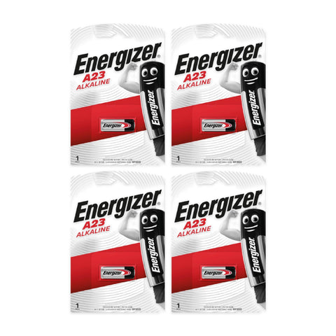 4x Energizer A23 12V Alkaline Batteries 23A MN21