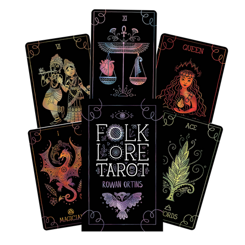 Folklore Tarot Cards Deck & Guidebook Rowan Ortins US Games Systems