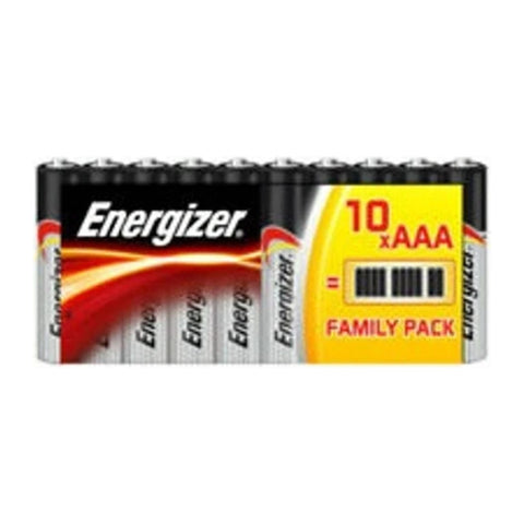 Energizer AAA Alkaline Power LR03 Batteries – original 10-pack Family Pack