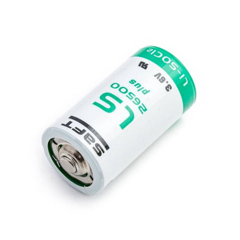 1x Saft LS26500 3.6V Lithium C Battery with Raised Positive Terminal