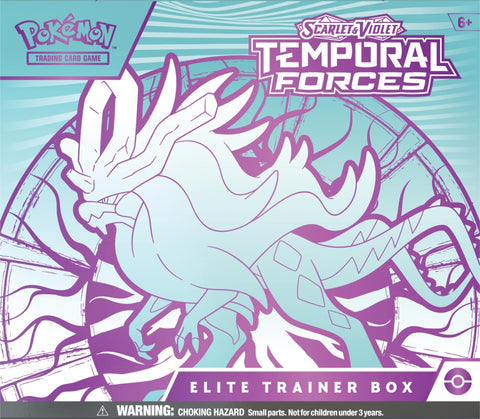 Pokemon TCG Temporal Forces Elite Trainer Box Walking Wake 9 Boosters