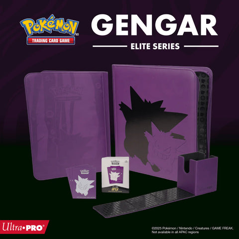 Pokemon Gengar 12-Pocket Zippered Pro Binder by Ultra Pro 480 Cards