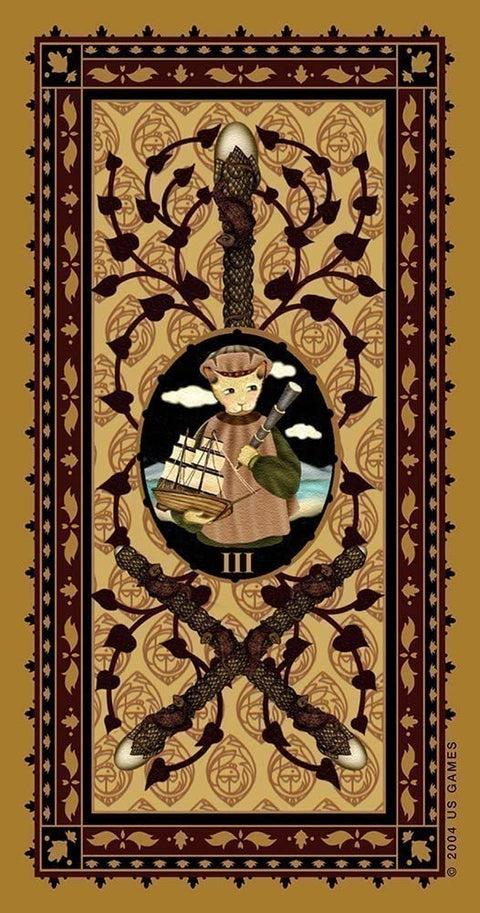 Medieval Cat Tarot Deck by Lawrence Teng 78 Cards US Games English Guidebook