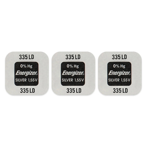 3x Energizer 335 SR512SW Silver Oxide Watch Batteries