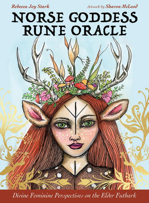 Norse Goddess Rune Oracle Cards Deck And Guidebook Feminine Blue Angel