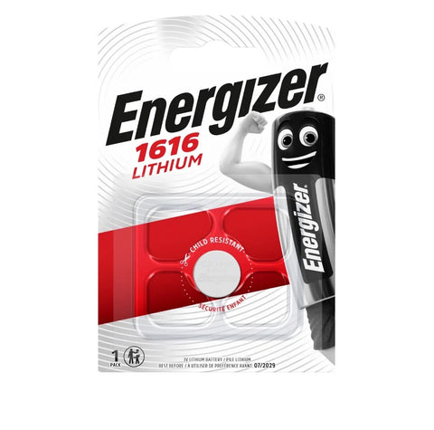 Energizer CR1616 3V Lithium Coin Cell Battery BR1616 Watch Remote