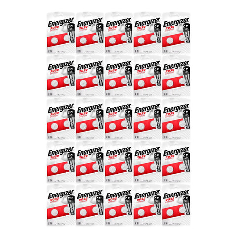 50x Energizer CR2032 - 25 blister cards