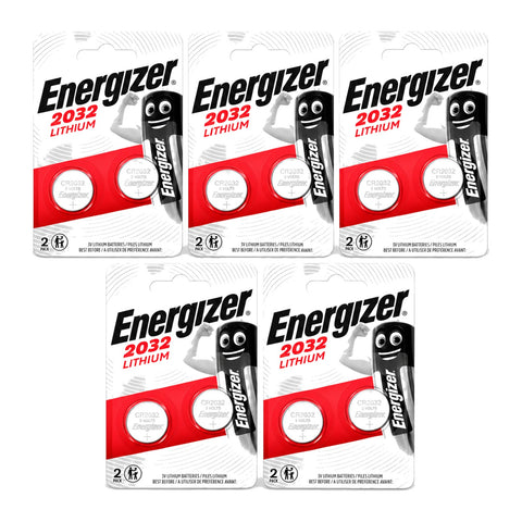 10x Energizer CR2032 - 5 blister cards