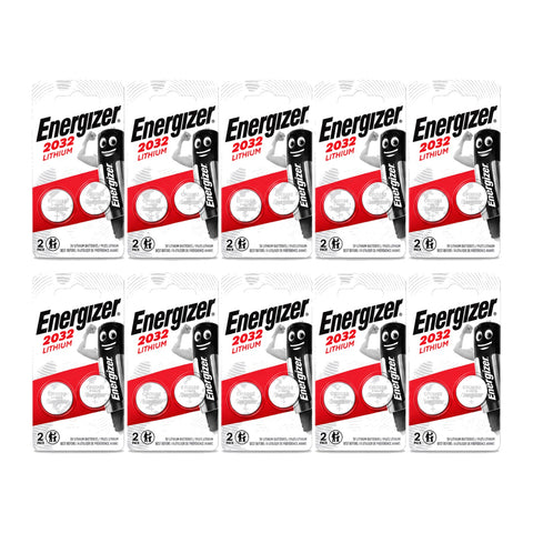 20x Energizer CR2032 - 10 blister cards