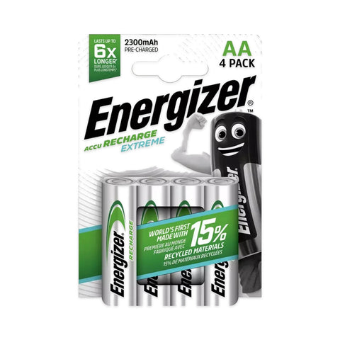 Energizer Recharge Extreme AA 2300mAh – blister card of 4