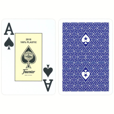 Red + Blue Deck: Fournier EPT European Poker Tour Cards 100% Plastic