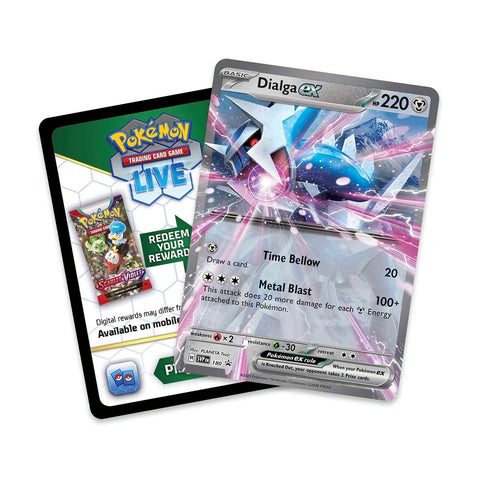 Pokemon TCG Azure Legends Dialga ex Tin Box w/ 5 Booster Packs EN