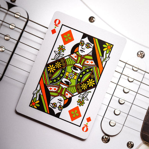 The Beatles White Special Edition Premium Playing Cards by Theory11