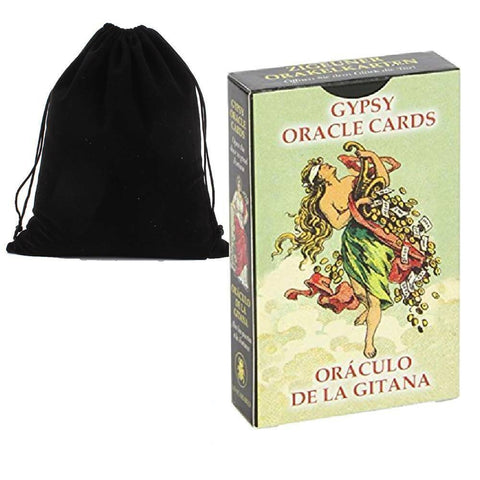 Gypsy Oracle Cards Deck Sibilla Della Zingara Lo Scarabeo + Velvet Bag