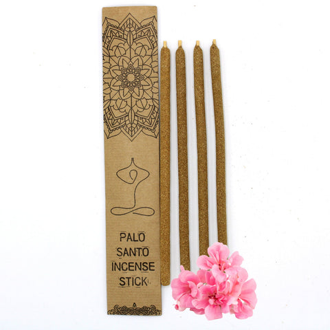 4x Palo Santo Large Incense Sticks Fresh Flowers Scent for Meditation