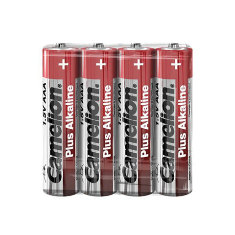 4x Camelion AAA LR03 Alkaline 1.5V Batteries MN2400 AM4 E92 Long Life