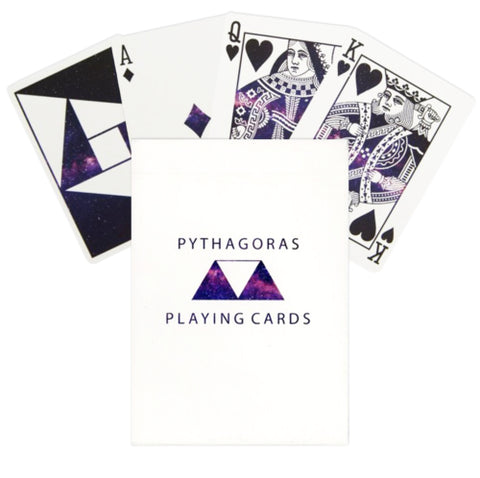Pythagoras Playing Cards Deck Difatta USpcc Magic Tricks Poker Galaxy Purple NEW