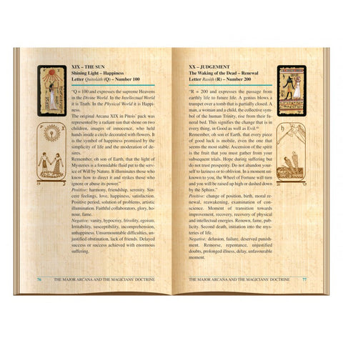 The Egyptian Tarot Cards Deck And Book Lo Scarabeo Esoteric Fortune Telling NEW