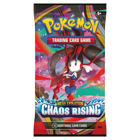 Pokemon TCG Mega Evolution Chaos Rising Booster Pack 10 Cards English (ENG)