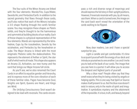 Unifying Consciousness Tarot Deck 79 Cards & Guidebook by Schiffer