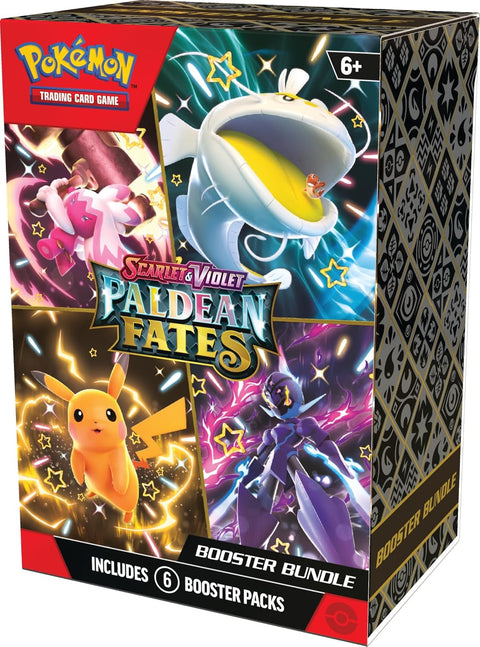 Pokemon TCG Paldean Fates Booster Bundle 6 Packs English Sealed