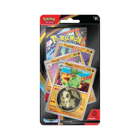 Pokemon TCG Chaos Rising Premium Checklane Blister 1 Pack + Flygon Promos
