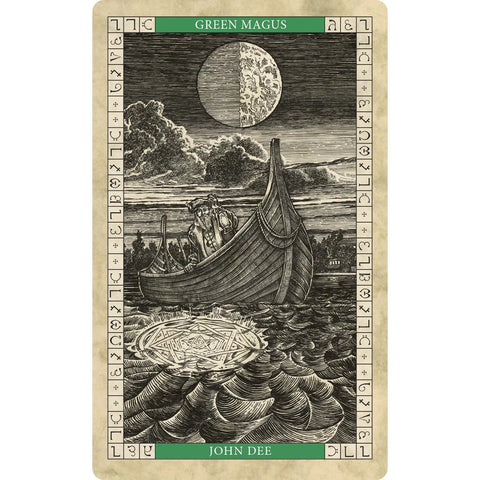 John Dee Oracle Card Deck & Guidebook by Schiffer Red Feather