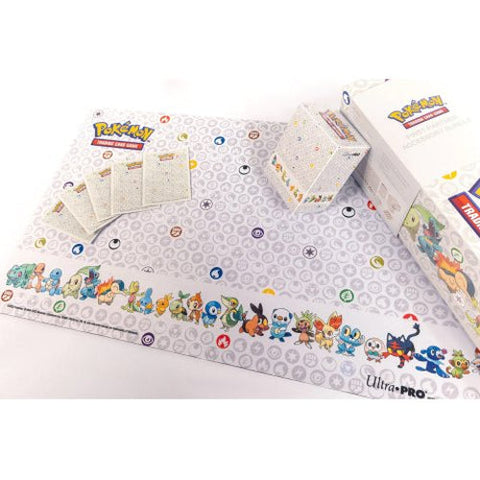 Ultra PRO Pokémon First Partner Accessory Bundle Playmat Sleeves Deck Box