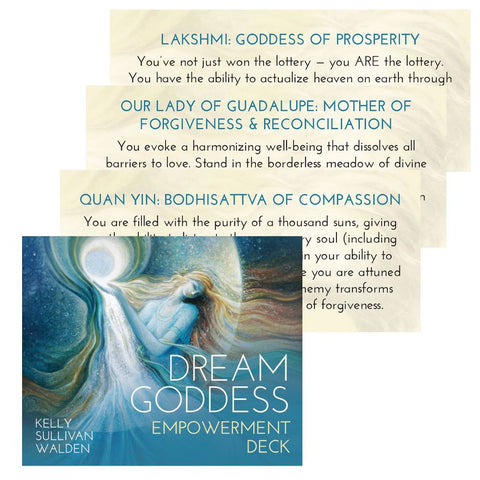 Dream Goddess Empowerment Oracle Cards Deck by Kelly Sullivan Walden