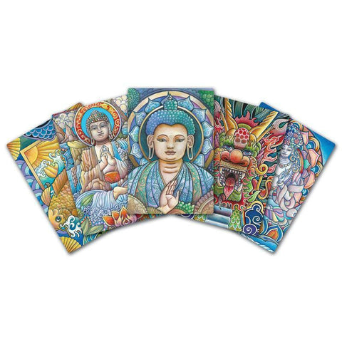 Wisdom of the Buddha Mindfulness Cards Deck with Guidebook 40 Card Set
