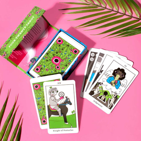 Four Twenty Tarot Deck & Guidebook 78 Cards Cannabis 420 by Row House