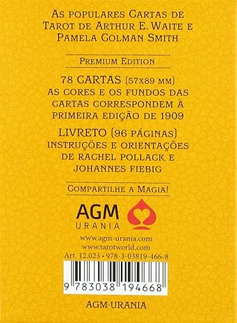 Tarot de A.E. Waite Cards Portuguese Edition AGM