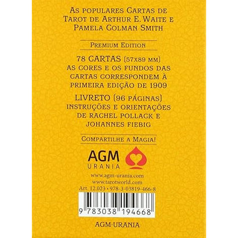 Tarot de A.E. Waite 78-Card Deck Portuguese Edition by AGM Urania