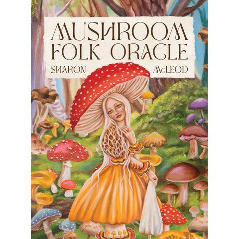 Mushroom Folk Oracle Cards Blue Angel