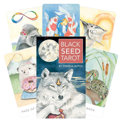 Black Seed Tarot Cards Deck & Guidebook US Games Systems By Theresa Hutch Bst79