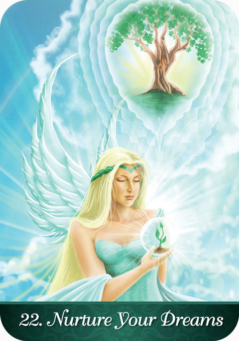 Angel Inspiration Oracle Deck by Kim Dreyer, 44 Cards, US Games Systems