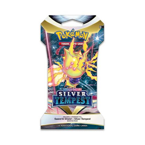 Pokemon TCG Silver Tempest Sleeved Booster Pack - 10 Card Pack