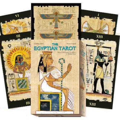 The Egyptian Tarot Cards Deck And Book Lo Scarabeo Esoteric Fortune Telling NEW