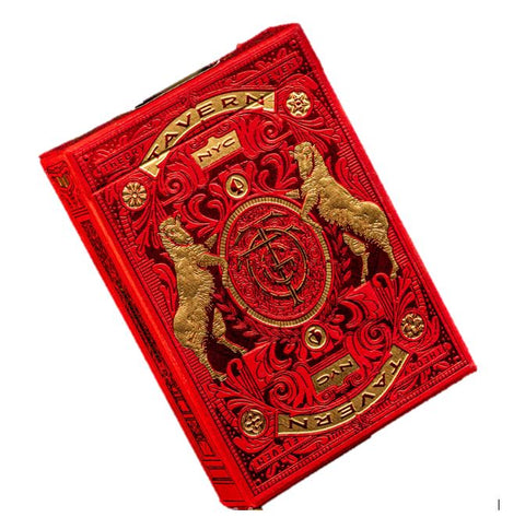 Tavern on the Green Red Limited Edition Playing Cards by Theory11