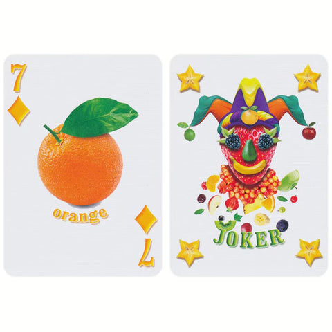Bicycle Fruit Playing Cards Deck Poker Magic Colorful Educational