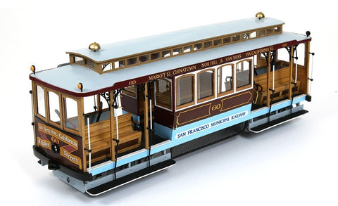 Occre San Francisco Cable Car 1:24 Scale Model Kit Easy Assembly