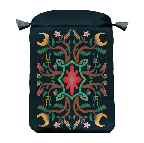 Lo Scarabeo Wicca Satin Tarot Card Drawstring Storage Bag 16x22.5 cm