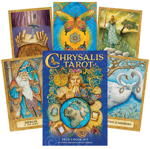 Chrysalis Tarot Deck & Guidebook Set 78 Cards by US Games Systems