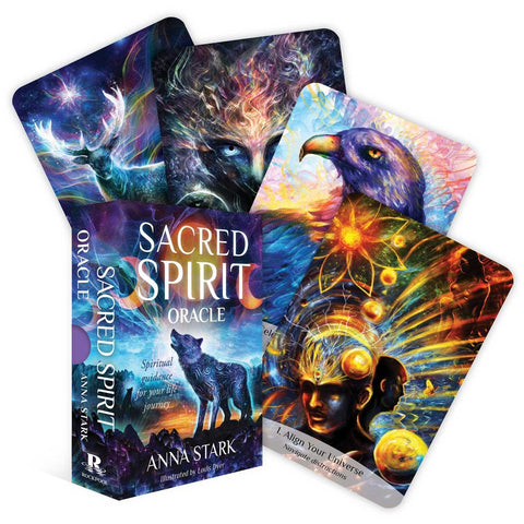 Sacred Spirit Oracle Cards Deck by Rockpool with Guidebook, 36 Card Set